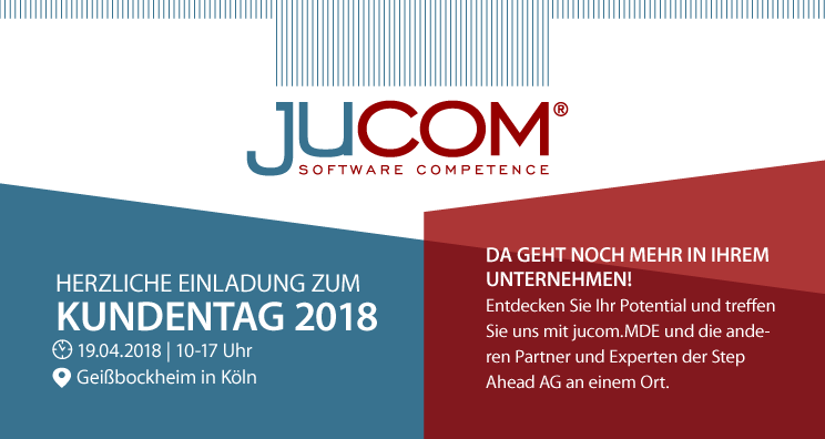 jucom beim step ahead ag kundentag 2018