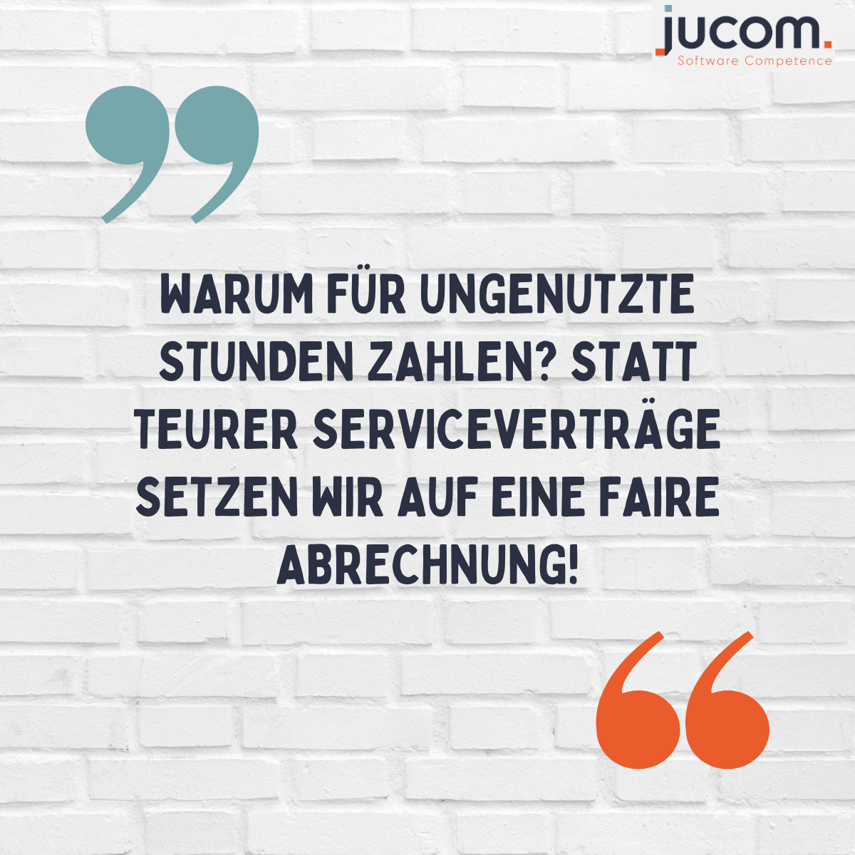 Warum wir keinen klassischen Supportvertrag anbieten
