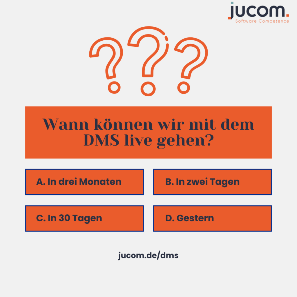 𝗪𝗶𝗲 𝘀𝗰𝗵𝗻𝗲𝗹𝗹 𝗸𝗮𝗻𝗻 ein DMS 𝗶𝗺𝗽𝗹𝗲𝗺𝗲𝗻𝘁𝗶𝗲𝗿𝘁 𝘄𝗲𝗿𝗱𝗲𝗻?